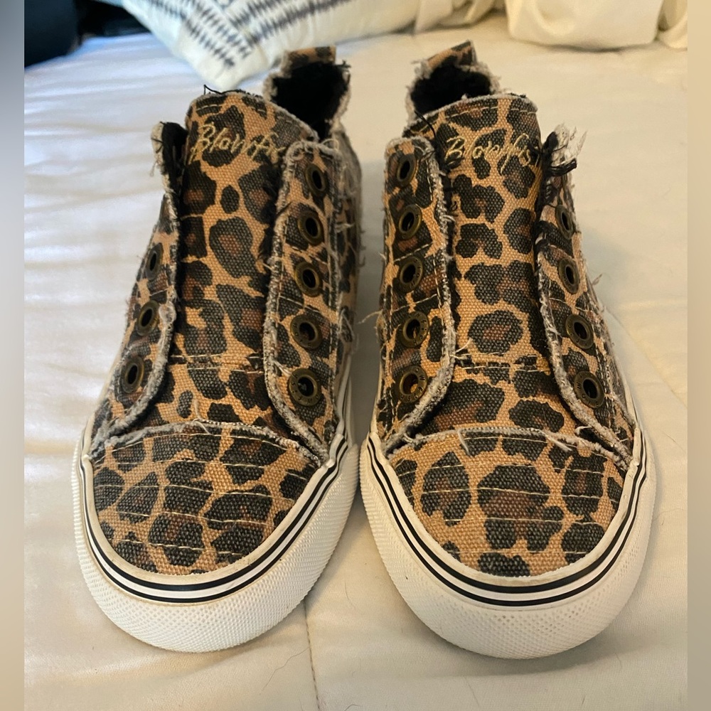 Leopard Slip On Sneakers